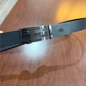 adidas Black Belt with Textured Strap and Modern Buckle